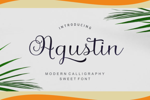 Agustin Script Font: Elevating Editorial Layouts