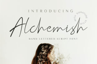 Alchemish Script Font for Elegant Editorial Design