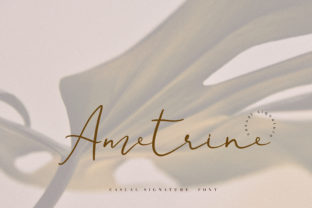 Ametrine Font: Authentic Handcrafted Editorial Style