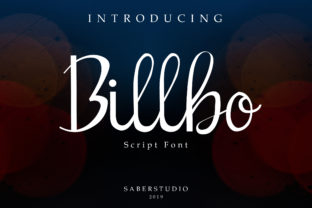 Billbo Script Font for Elegant Craft Projects
