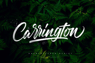 Carrington Font: Elevating Web Design with Dynamic Script
