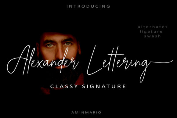 Discover Alexander Lettering: A Charming Handwritten Font