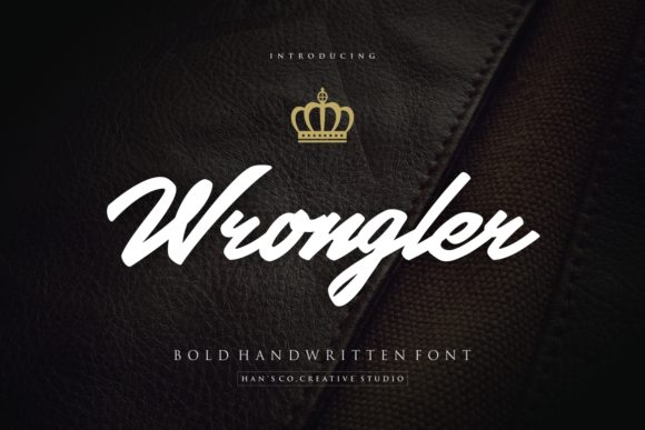 Enhance Your Web Design with Wrongler, the Handwritten Font