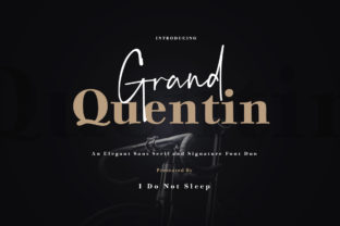 Grand Quentin Duo: A Perfect Font for Crafters and Makers