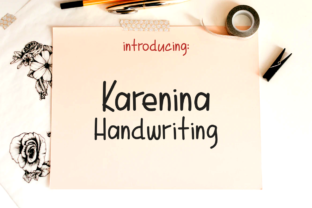 Karenina Handwriting Font for Editorial Design