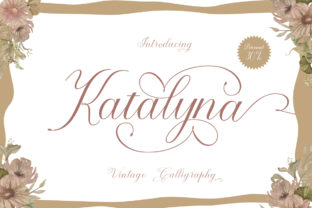 Katalyna Script Font: Elevating Luxury Campaign Visuals
