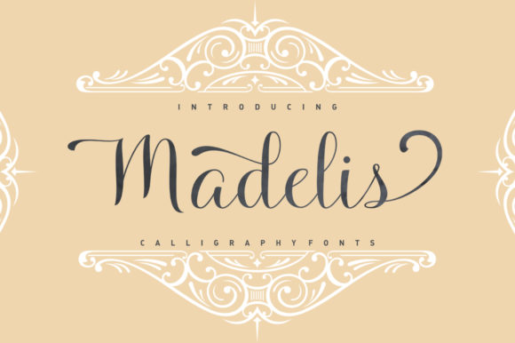 Madelis Script Font for Handmade Product Branding