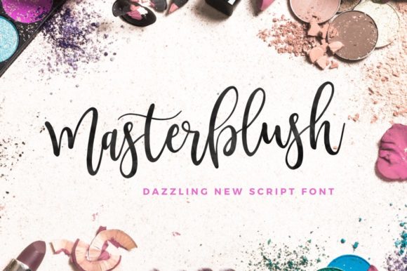 Masterblush Font: A Handwritten Typeface for Makers
