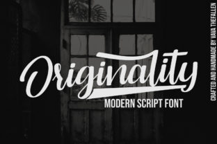 Originality Script Font for Editorial Design