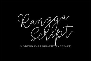 Rangga Script Font: Elegant Typography for Editorial Design