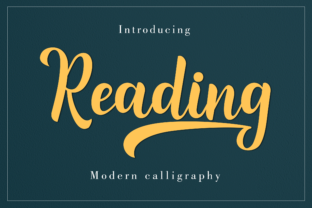 Reading Script Font: Authentic Charm for Handmade Labels