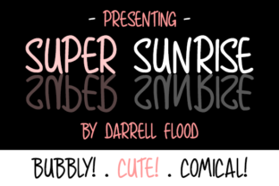 Super Sunrise Font: Casual Branding for Small Business