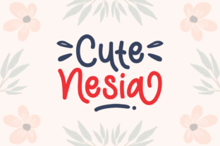Transform Your Brand with Cute Nesia: A Bold Handwritten Font